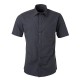 Camicia Uomo Policotone Manica Corta Zinc