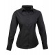 Camicia Donna Policotone Manica Lunga Nera