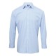 Camicia Donna Gingham Quadretti Celeste/Bianco