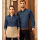 Camicia Donna Jeans Blu Scuro