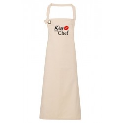 Grembiule Canvas Natural Kiss The Chef