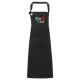 Grembiule Canvas Nero Kiss The Chef