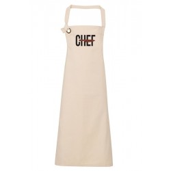 Grembiule Canvas Natural Chef Cut