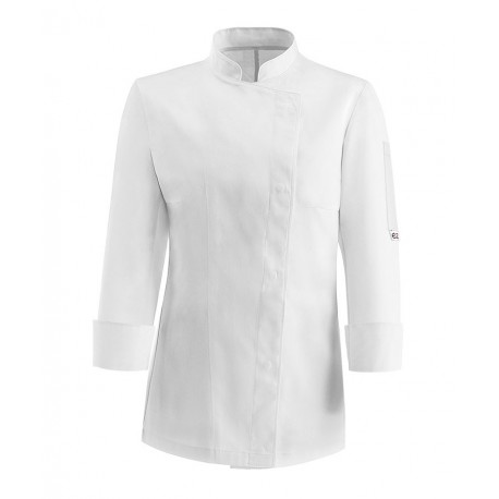Giacca Cuoco Donna Easy Microfibra Bianco