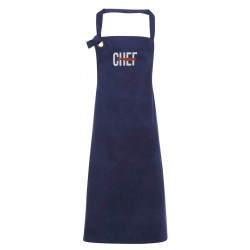 Grembiule Canvas Navy Chef Cut