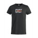 T-Shirt Manica Corta Chef Cut Nera
