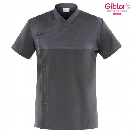 Giacca Cuoco Lapo Microfibra & Stretch Grigia