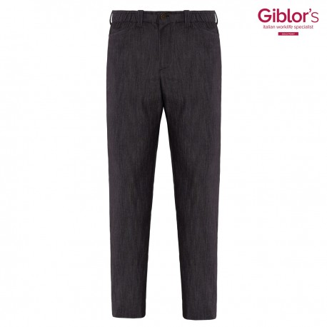 Pantalone Giove Jeans Stretch Nero