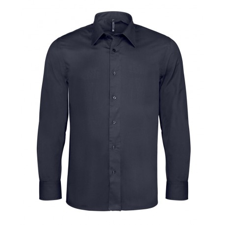 Camicia Uomo Stretch Blu