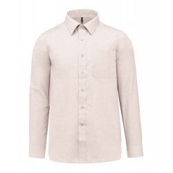 Camicia Uomo Policotone Beige