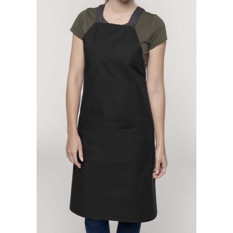 Grembiule Pettorina Bio Cross Nero