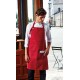 Grembiule Canvas Tasca Rosso