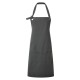 Grembiule Canvas Con Tasca Grigio