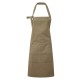 Grembiule Canvas Con Tasca kaki