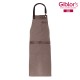 Grembiule Pettorina Tropez Marrone