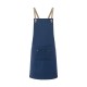 Grembiule Pettorina Urban Cross Pocket Blu