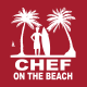 T-Shirt Chef On The Beach Rossa