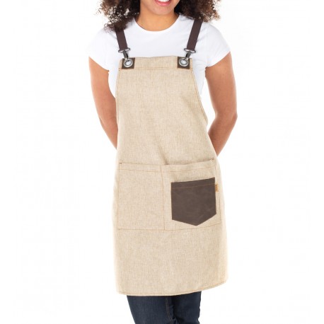 Grembiule Pettorina Vintage Beige