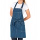 Grembiule Pettorina Denim Blu