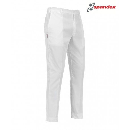 Pantalone Slim Fit Stretch Bianco