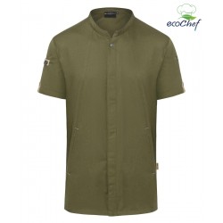 Giacca Cuoco Manica Corta Green Generation Verde