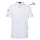 Giacca Cuoco Manica Corta Green Bianco