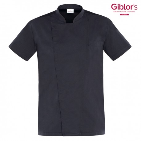Giacca Cuoco Thiago Maniche Corte Nera