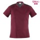 Giacca Cuoco Thiago Maniche Corte Bordeaux