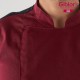 Giacca Cuoco Thiago Maniche Corte Bordeaux