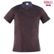 Giacca Cuoco Thiago Maniche Corte Marrone