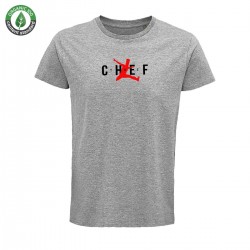 T-Shirt Bio The Chef Grigia