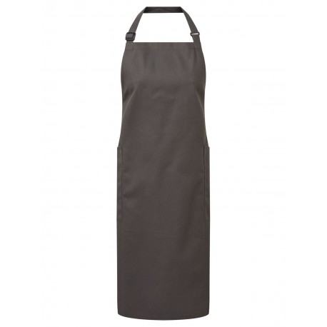 Grembiule Pettorina Fairtrade Grigio