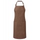 Grembiule Pettorina Equo Denim Marrone