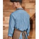 Grembiule Pettorina Equo Denim Marrone