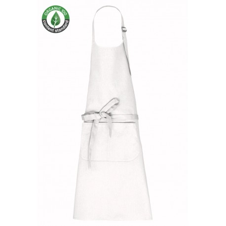 Grembiule Pettorina Bio Bianco