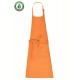 Grembiule Pettorina Bio Arancio