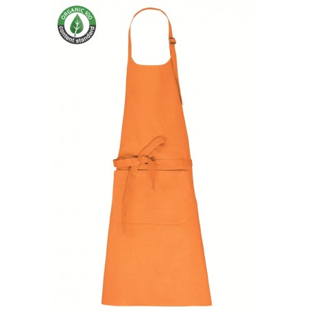 Grembiule Pettorina Bio Arancio