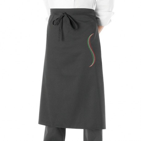 Grembiule Cuoco Onda Italia Nero