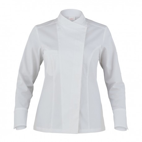 Giacca Cuoco Donna Nora Stretch Bianca