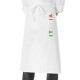 Grembiule Cuoco Nome Italia Bianco