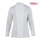Giacca Cuoco Nile Stretch Bianca