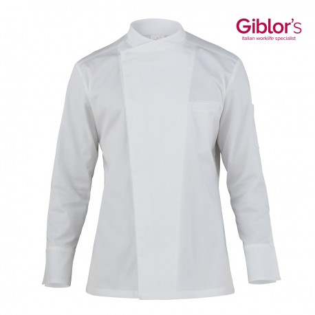Giacca Cuoco Nile Stretch Bianca