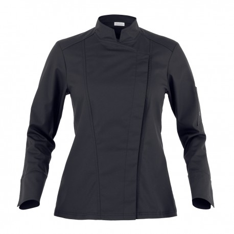 Giacca Cuoco Donna Bridget Tencel Stretch Nera