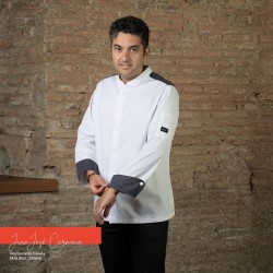 Giacca Cuoco Helios Bianca