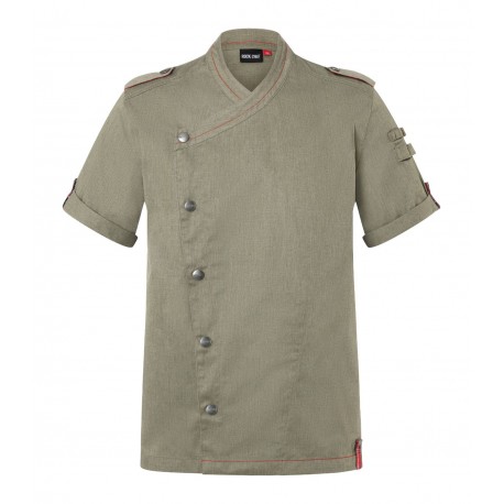 Giacca Cuoco Rock Chef Maniche Corte Verde