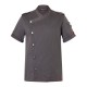 Giacca Cuoco Rock Chef Maniche Corte Nero