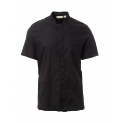 Giacca Cuoco Manica Corta Supreme Nera