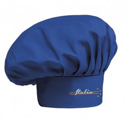 Cappello Cuoco Azzurro 4 Stelle