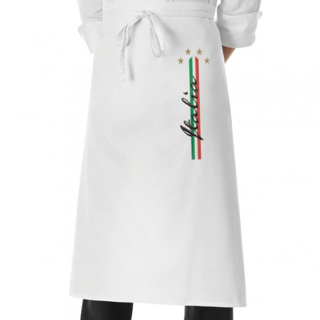 Grembiule Cuoco 4 Stelle Bianco